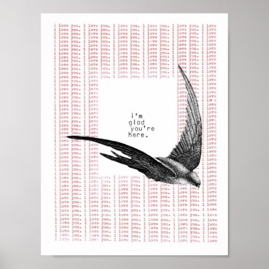 Ich bin froh, dass du hier bist poster (Vorne)