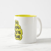 Ich bin froh, dass du lebst zweifarbige tasse (VorderseiteRechts)