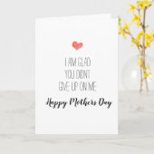 Ich bin froh, dass du mich nicht aufgegeben hast, karte (Gelbe Blume)