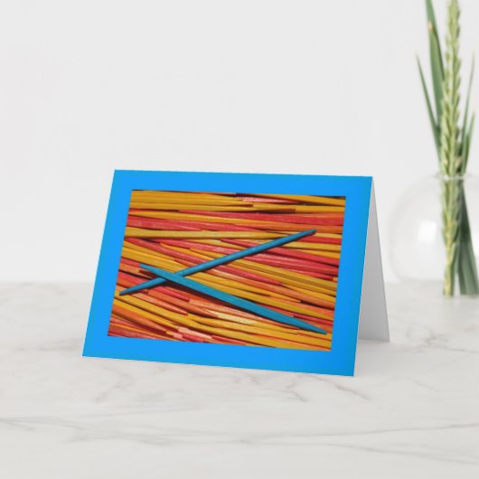 Ich bin froh, dass ich deine Jubiläumskarte war Karte (Vorderseite)