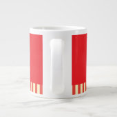 Ich bin froh, rot zu sein Jumbo-Tasse (Rückseite)