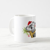 Ich bin froh - Weihnachten Koala Kaffeetasse (Vorderseite Links)