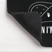 Ich bin froh, wenn ich mit dir Design für Bri Mousepad (Ecke)