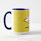 Ich bin FÜNFZIG in LAS VEGAS Tasse (Links)