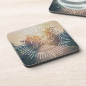 Ich bin für Abenteuer dankbar Getränkeuntersetzer (Linke Seite)