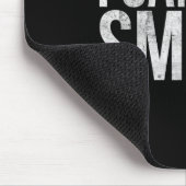 Ich bin für Badminton Player oder Badminton gekomm Mousepad (Ecke)