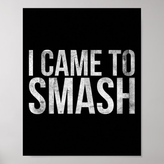 Ich bin für Badminton Player oder Badminton gekomm Poster (Vorne)