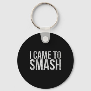 Ich bin für Badminton Player oder Badminton gekomm Schlüsselanhänger