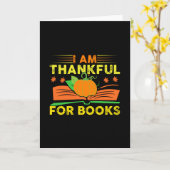 Ich bin für Bücher dankbar Karte (Gelbe Blume)