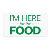 Ich bin für das Essen hier (Vorne)