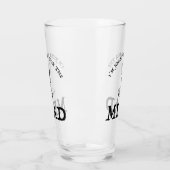 Ich bin für das Essen hier. Glas (Links)