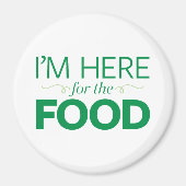 Ich bin für das Essen hier Magnet (Vorne)