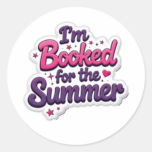 Ich bin für das Sommerangebot reserviert - Funny R Runder Aufkleber (Vorderseite)