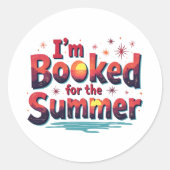 Ich bin für das Sommerangebot reserviert - Funny R Runder Aufkleber (Vorderseite)