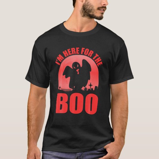 Ich bin für den Boo hier T-Shirt (Vorderseite)