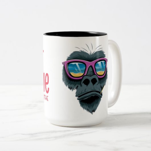 Ich bin für den letzten Augenblick gewartet Zweifarbige Tasse (VorderseiteRechts)