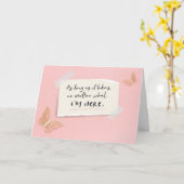 Ich bin für dich da, egal welche Karte (Gelbe Blume)