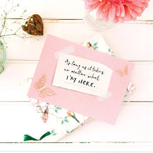 Ich bin für dich da, egal welche Karte