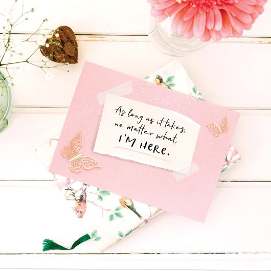 Ich bin für dich da, egal welche Karte