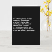 Ich bin für dich da karte (Gelbe Blume)