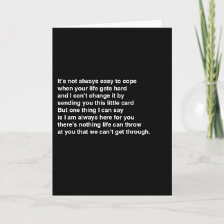 Ich bin für dich da karte