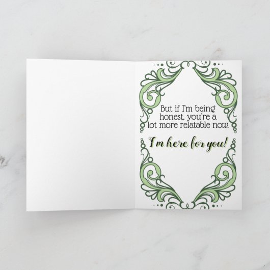 Ich bin für dich da karte (Innenseite)