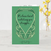 Ich bin für dich da karte (Gelbe Blume)