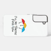 Ich bin für dich da samsung galaxy hülle (Rückseite (Horizontal))