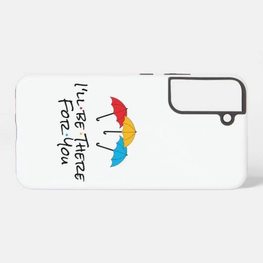 Ich bin für dich da samsung galaxy hülle (Rückseite (Horizontal))