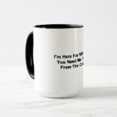 Ich bin für dich da tasse (Vorderseite Links)
