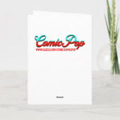 Ich bin für dich da, wenn du mich brauchst karte (Rückseite)