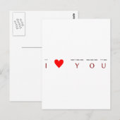Ich bin für dich dabei. ・ postkarte (Vorne/Hinten)