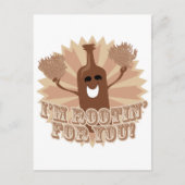 Ich bin für dich unterwegs! postkarte (Vorderseite)