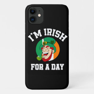 Ich bin für einen Tag Ire am St. Patricks Tag Sham Case-Mate iPhone Hülle