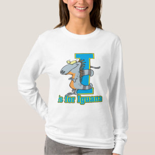 Ich bin für iguana-Brief-abc-Cartoon T-Shirt