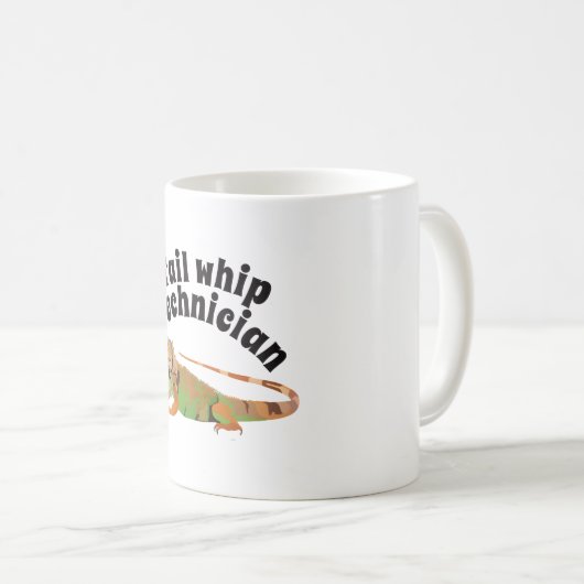 Ich bin für Iguana Kaffeetasse (VorderseiteRechts)