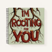 Ich bin für Ihr Notebook Notizblock (Vorderseite)