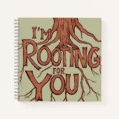 Ich bin für Ihr Notebook Notizblock (Vorderseite)