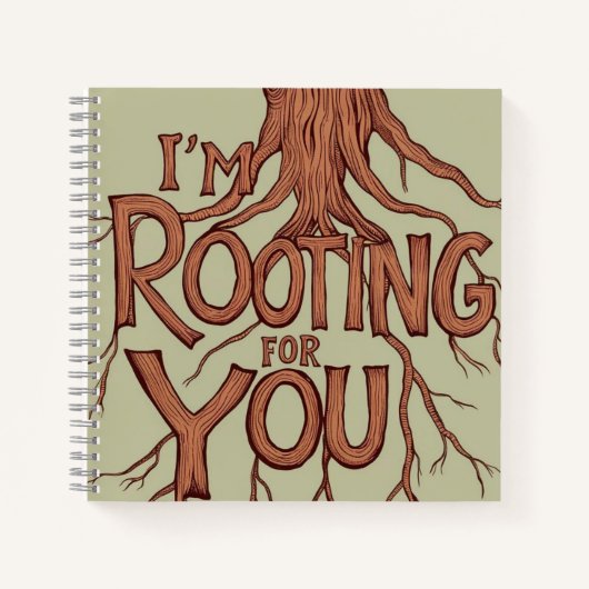 Ich bin für Ihr Notebook Notizblock (Vorderseite)