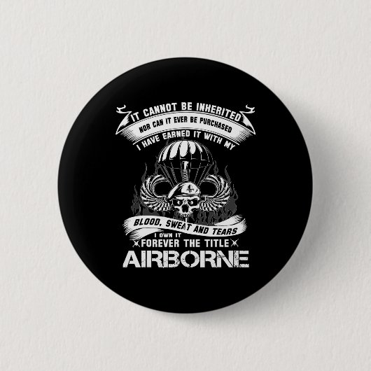 Ich bin für immer der Titel Im Flugzeug Army Range Button (Vorderseite)