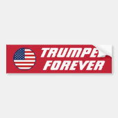 Ich bin für immer Trumps, Funny Trump 2024 Autoaufkleber (Vorne)