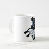 Ich bin für Indri Lemur Kaffeetasse (Vorderseite Links)