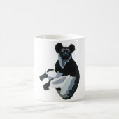 Ich bin für Indri Lemur Kaffeetasse (Mittel)