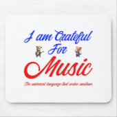 ICH BIN FÜR MUSIK SCHÖN MOUSEPAD (Vorne)