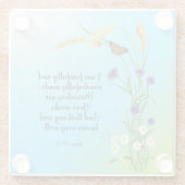 Ich bin furchtbar und wunderbar gemacht glasuntersetzer (Rückseite)