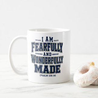 Ich bin furchtbar und wunderbar gemacht kaffeetasse