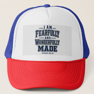 Ich bin furchtbar und wunderbar gemacht truckerkappe