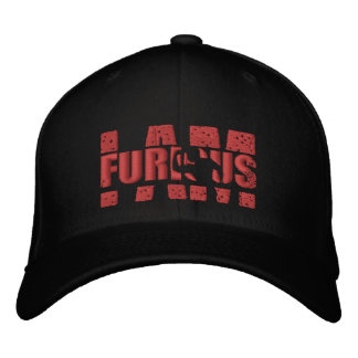 Ich BIN FURIÖUS Red Logo Wolle Stretch Cap Bestickte Baseballkappe