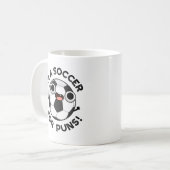 Ich bin Fußball für Punnen Funny Sports Pun Kaffeetasse (Vorderseite Links)
