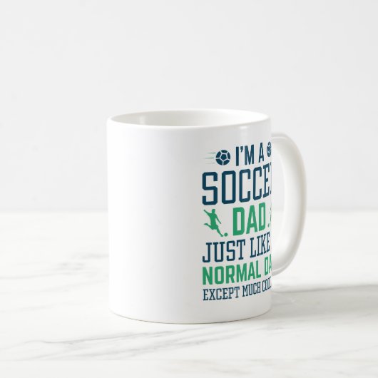 Ich bin Fußball-Vater Kaffeetasse (VorderseiteRechts)